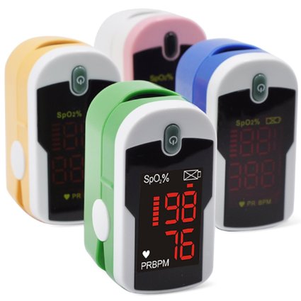 Concord Pulse Oximeter Fingertip Blood Oxygen Saturation Monitor