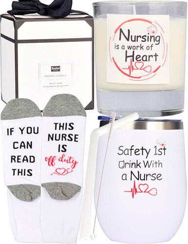 "Safety First Drink With A Nurse" Tumbler