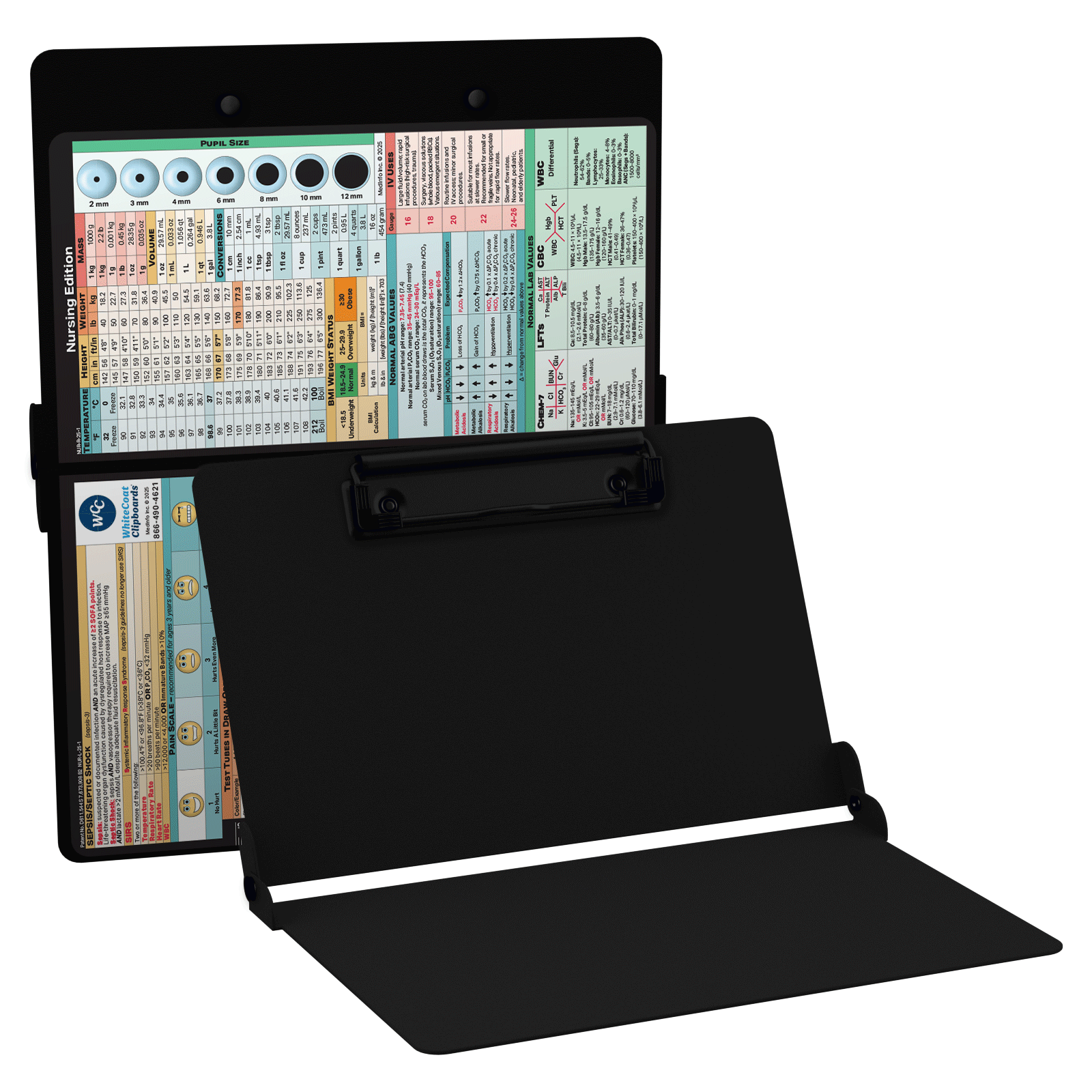 WhiteCoat foldable nursing clipboard